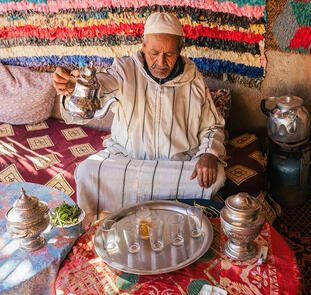 Marokkanische Teekultur