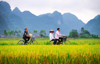 Vietnam per Rad und Rikscha