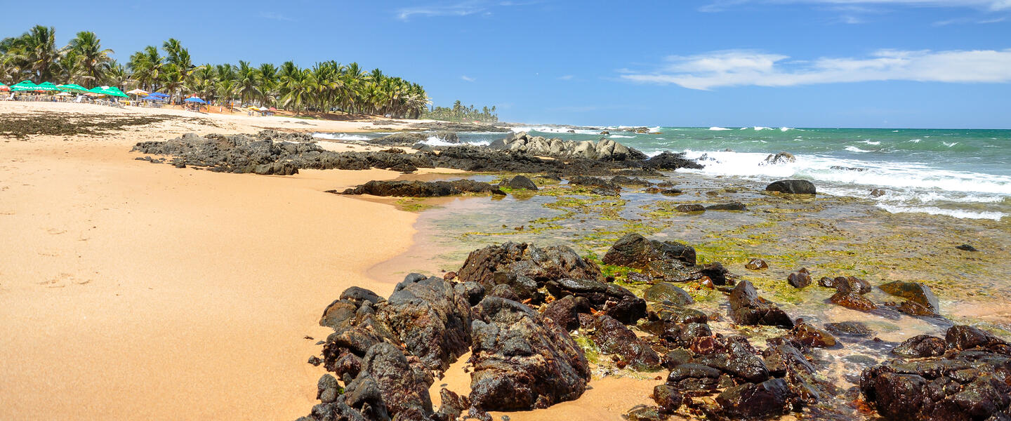 Baden an der Küste Bahias